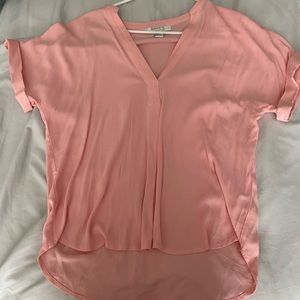 Pink blouse forever 21 flowy high quality